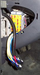 Dangling Wiring from Fuse Box